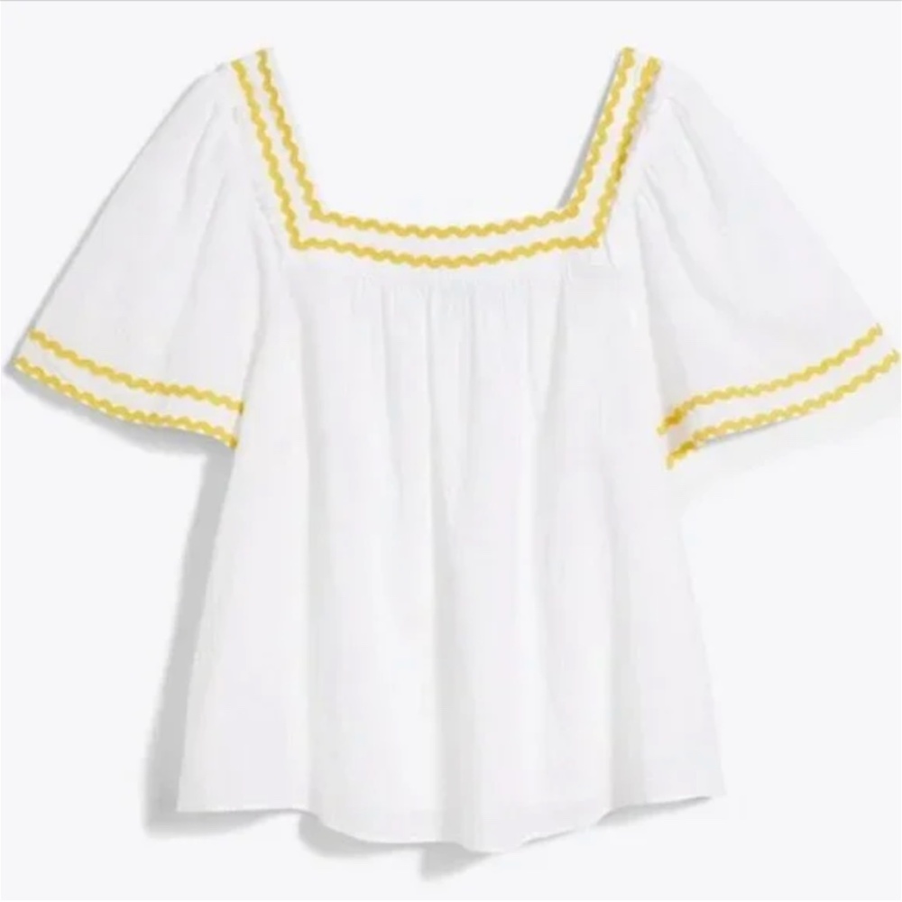 NWT Draper James Ric Rac Maren Top Medium